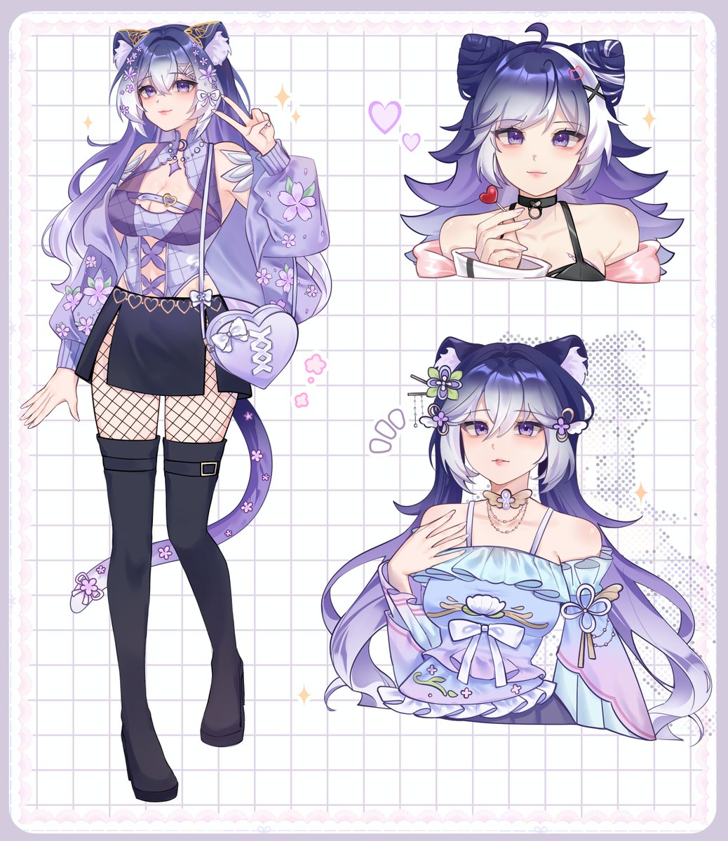 xlucera's tweet photo. 𑣲 hey i'm lucera, your cute lilac cat! ♡₍^. .^₎⟆
☾. art tag┆#lucerart
☾. twitch┆https://t.co/mjs1cVjMgb
🌙🪻
𓆩˖𓆪 character design┆@hiemsmoonㄨ@DeeyaDeehㄨ@SanteiMirani
𓆩˖𓆪 outfits┆@lelysz_✧@famocii1
𓆩˖𓆪 art┆@Athabell1
#Vtuber #ENVtuber #VTuberUprising https://t.co/P9nCyupObW