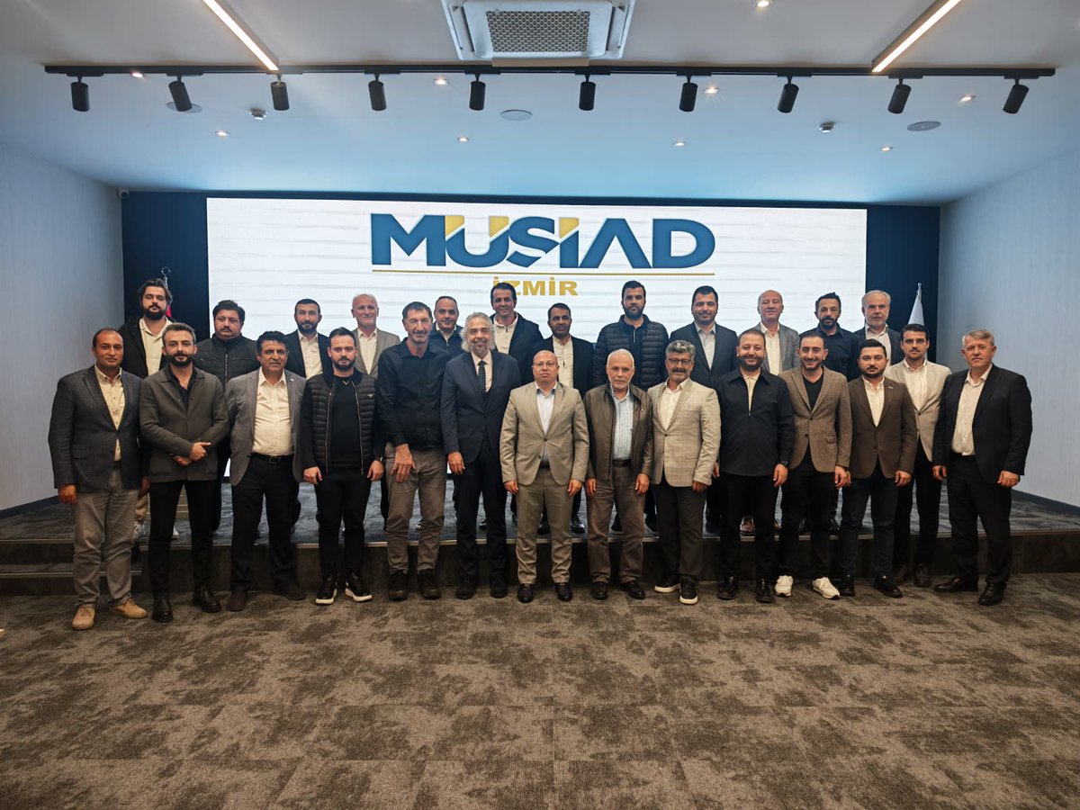 📌 MÜSİAD İzmir ( <a href="/MUSIADIzmir/">MÜSİAD İzmir</a> )

🏛️ Yönetim Kurulu Toplantımızı, Yönetim Kurulu Üyelerimiz/ Komisyon Başkanlarımızın katılımlarıyla gerçekleştirdik.

📍Ekim ayında gerçekleştirdiğimiz programları değerlendirdik,

📍Önümüzdeki aylara yönelik faaliyet planlarımızı belirledik,