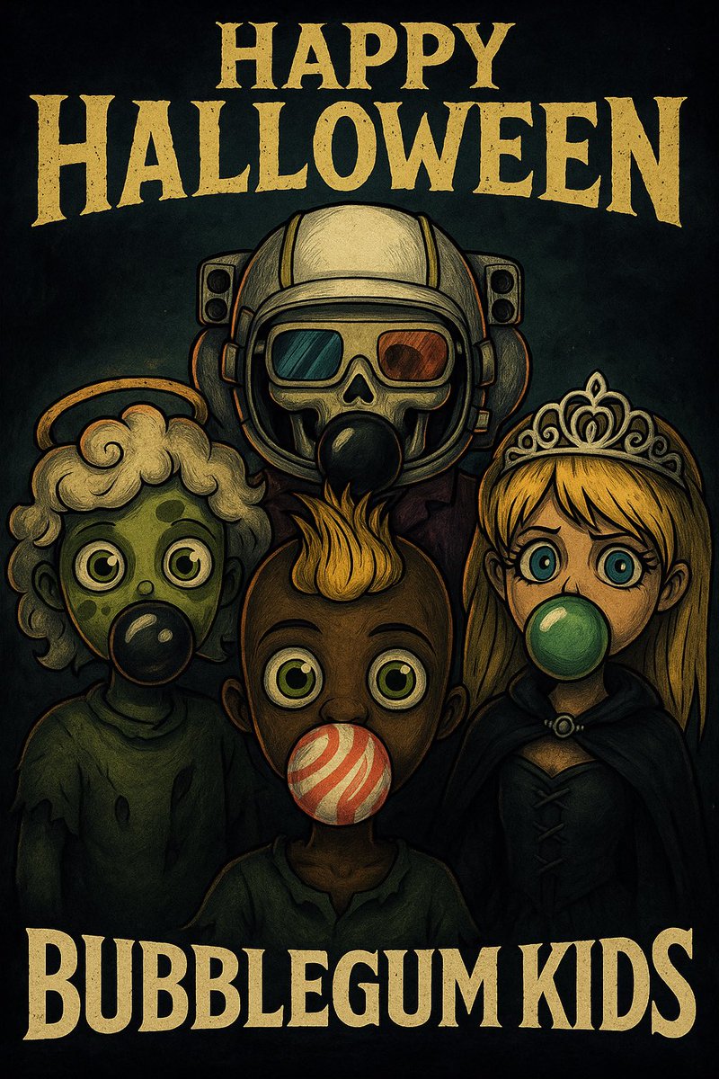 Happy Halloween from the BubblegumKids