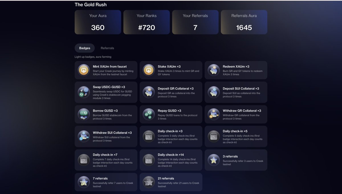 0xNick_evm's tweet image. Now I&apos;ll tell you a little bit about the @creekfinance project.

Creek Finance is a decentralized RWAfi protocol on the Sui blockchain, developed by Matrixdock (a subsidiary of Matrixport, backed by Polychain and Dragonfly).

It tokenizes physical gold (via the XAUM token) and…