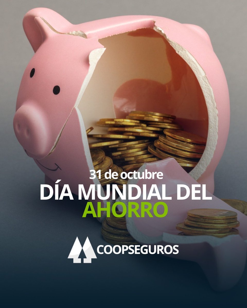Hoy es el Día Mundial del Ahorro, y en Coopseguros reafirmamos nuestro compromiso con el bienestar y la educación financiera.  

Te invitamos a ahorrar junto a nuestras socias y aliadas cooperativas, porque cada acción que tomes hoy contribuye a construir un futuro más seguro.