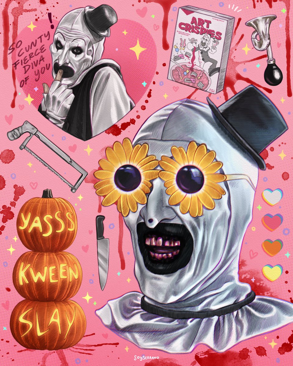 Soy_Serrano's tweet image. Hallo-KWEEN💋🔪💕
Digital art by me✍🏻
#Terrifier 

Ig: Soyserrano