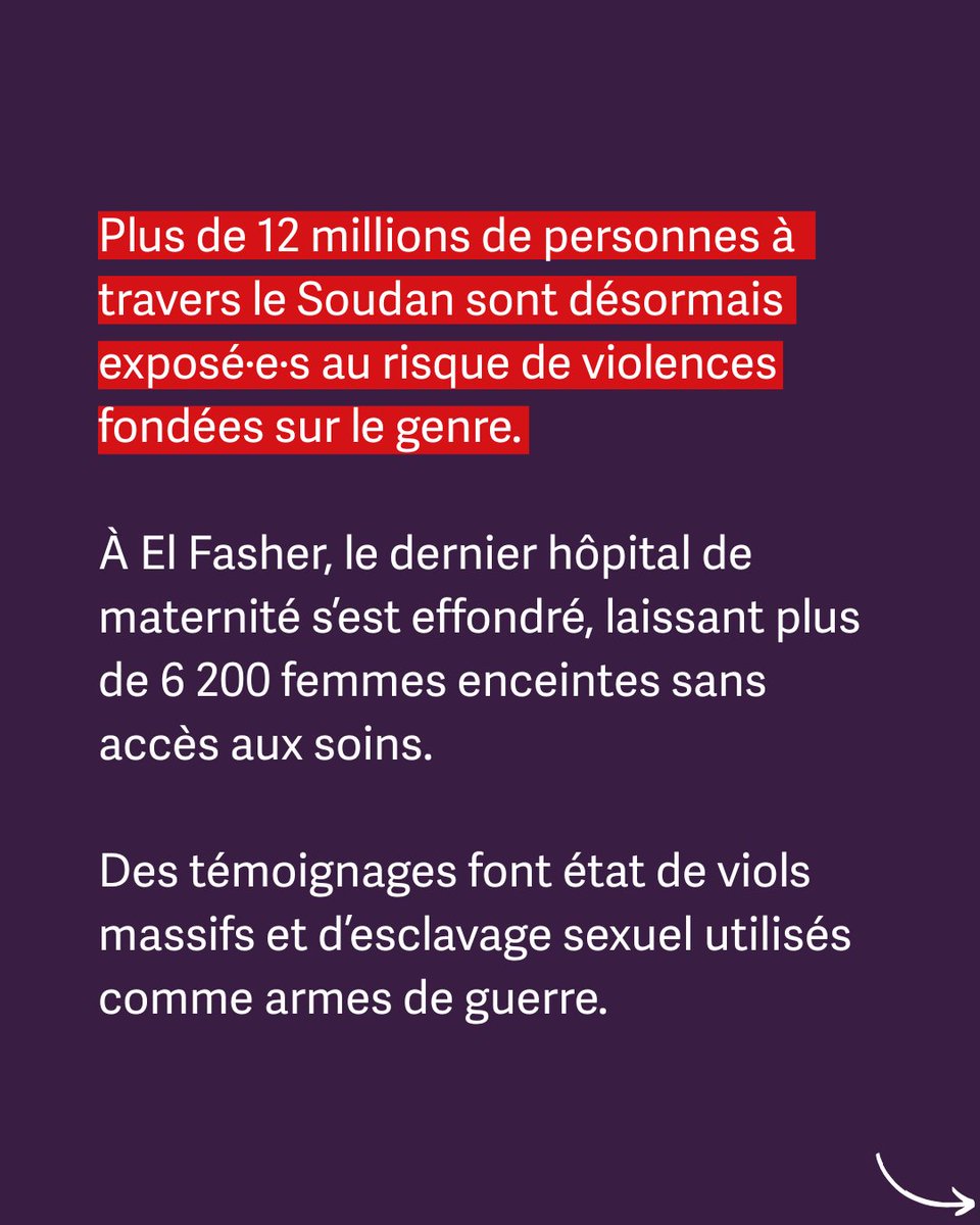 El Fasher est  tombée. Après 18 mois de siège, la dernière ville du Darfour encore  tenue par le gouvernement est désormais sous le contrôle des Forces de  soutien rapide (RSF).

Des centaines de milliers de civil·e·s,  dont la moitié sont des enfants, ont été piégé·e·s,