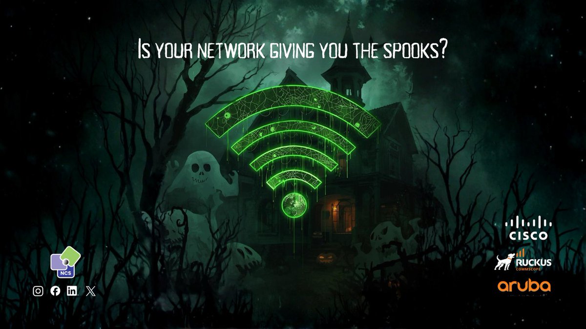 NCSKent's tweet image. This Halloween, don&apos;t be haunted by slow Wi-Fi or chilling downtime. 

If your business is battling spectral slowdowns or ghastly glitches, it might be time for an upgrade. 

#HalloweenTech #NetworkUpgrade #ITInfrastructure #Connectivity #BusinessEfficiency #HappyHalloween #NCS