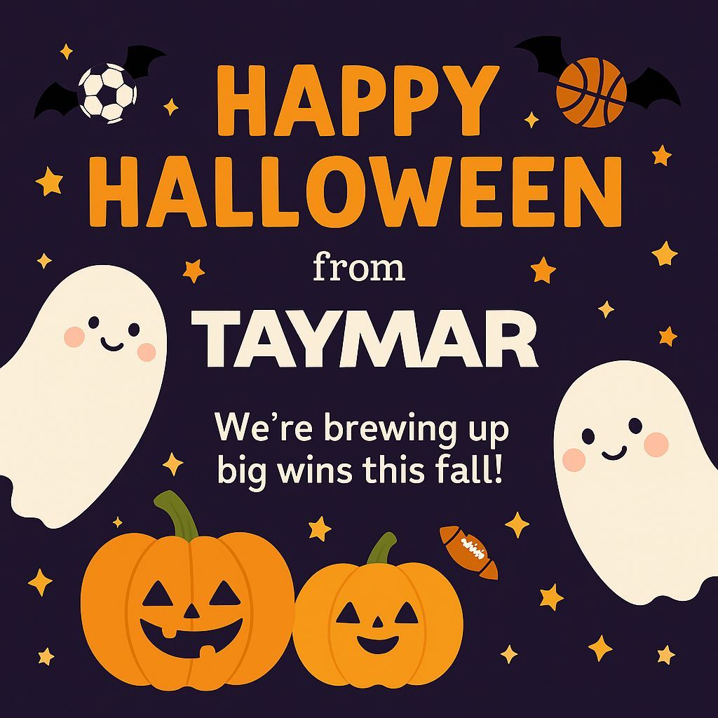 Happy Halloween from Taymar! Wishing everyone a day full of fun and fright. Stay safe and may your treats outscore your tricks!