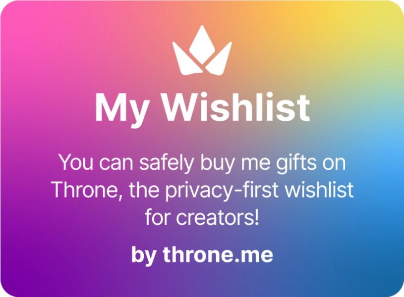 Random things If you are feeling extra generous you can purchase things off my wish list! This is not necessary however it means the world to me! throne.com/justinbat_/wis…