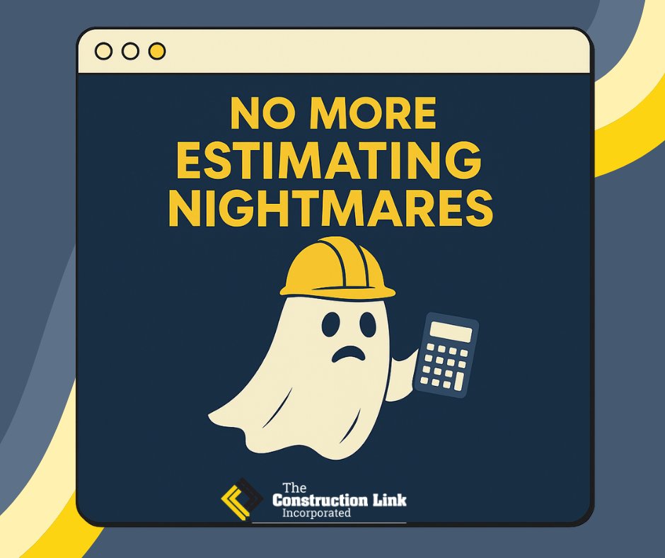 TCLI_Software's tweet image. 👻 Estimating nightmares? 

They end here. With Estimating Link, you’ll never be haunted by hidden costs, ghost numbers, or scary spreadsheet errors again.