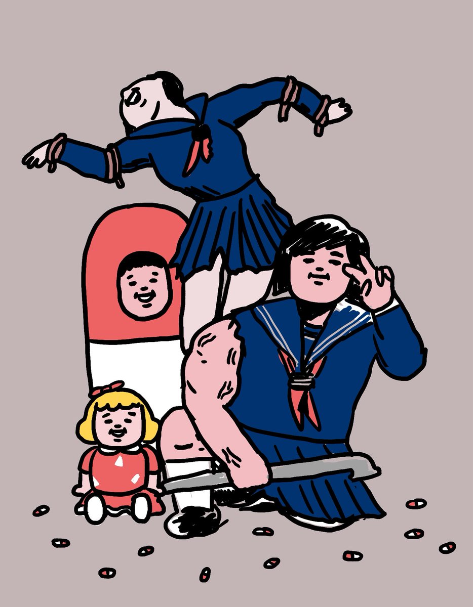 Happy Halloween from this swole Ebisugaoka gyal and a few of her companions 💪🏼

#silenthillf #halloween