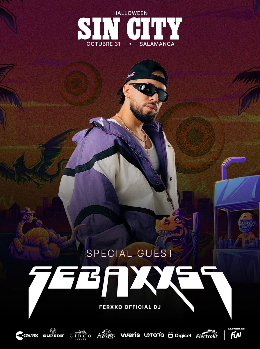 🤩 Hoy es la fiesta de Halloween más exclusiva del año en SIN CITY: DJ oficial de Ferxxo y $1500 para el mejor disfraz 💚

No te quedes sin tus entradas, ¡el cupo es limitado!

🗓️ Hoy, 31 de octubre
📍 Salamanca, Nuevo Cuscatlán
🎫 Entradas disponibles en Fun Capital
Lujo y deseo