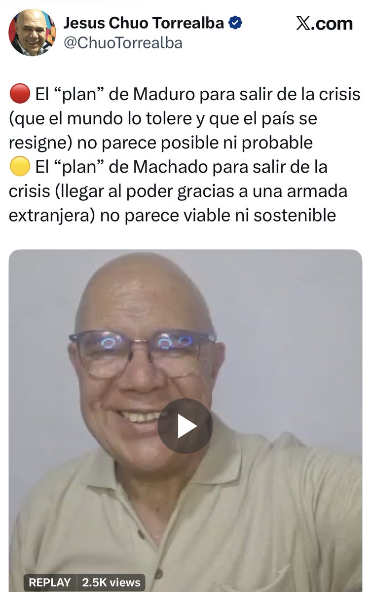 Y el plan de Chuo es “dejemos todo igual, no toquen a Nicolás para yo seguir comiendo en la merienda terrorista”