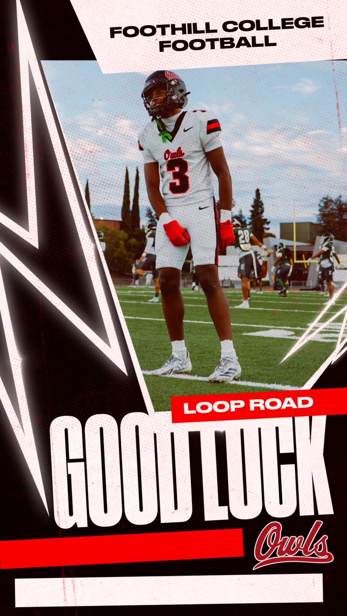 Thank you for the good luck <a href="/OwlFootball_/">Foothill College Football</a>  much love ❤️