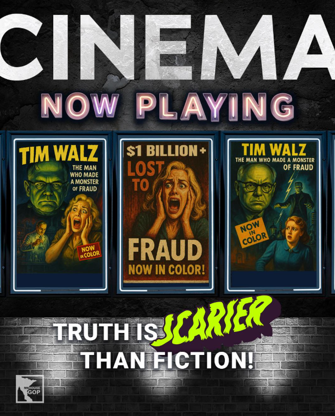 Happy Halloween!🎃

A reminder that reality is sometimes scarier than fiction. Minnesota's Fraud problem has reached over $1 billion, with no accountability from the executive branch. Our committee will keep fighting to expose and stop the fraud!