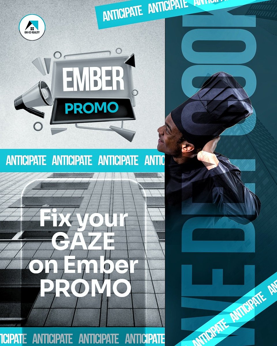 OladejiMonday's tweet photo. Fix Your Gaze - We Dey Cook.
No one does it better than @ghio2reality when it comes to ember promo.
This is a cue to stay focus on what we are launching soon.
EMBER PROMO is here already.
#EmberPROMO
#RealEstate
#ghio2reality https://t.co/AsGNfSVPYI