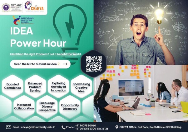 iicmitadtu's tweet image. Unleashing Innovation at Idea Power!
Young minds at CRiEYA x IIC MIT ADT showcased creative ideas, turning imagination into impactful possibilities. 🌱🚀
#Innovation #IICMITADT #IdeaPower #StartupCulture #YoungInnovators