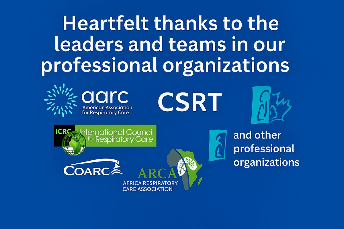 ArzuAri's tweet image. Inspired by the global celebration of respiratory therapists last week! Grateful for the leaders &amp;amp; teams at @aarc_tweets @NBRC_tweets  @CoARCaccredited  #ARCF  #ICRC @CSRT_tweets  &amp;amp; others worldwide who strengthen our profession through education, advocacy &amp;amp; excellence every day.