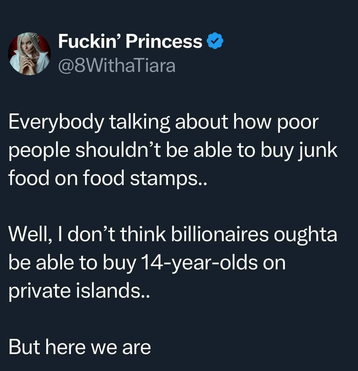 Fierce_Equality's tweet image. Bs, here is something real: