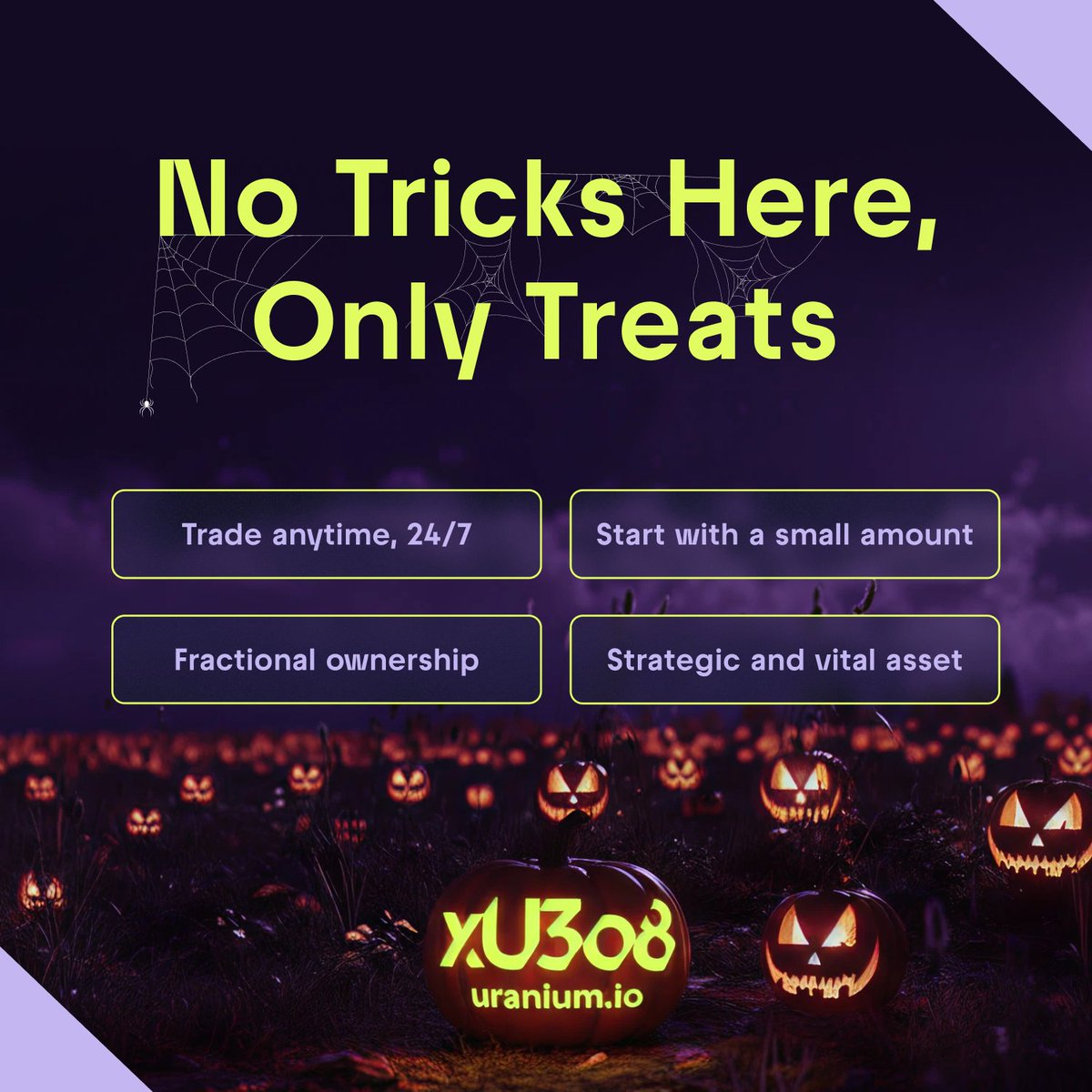 Happy Halloween 🎃 

No tricks here, only treats.