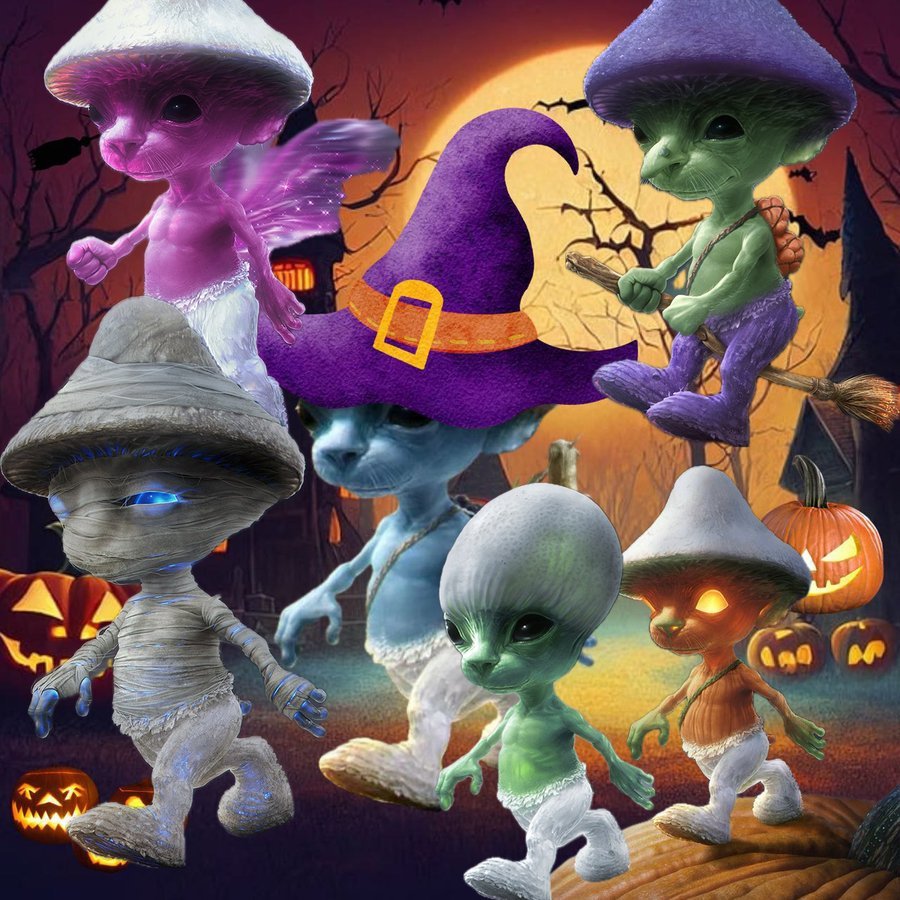 happy smurfoween village👻