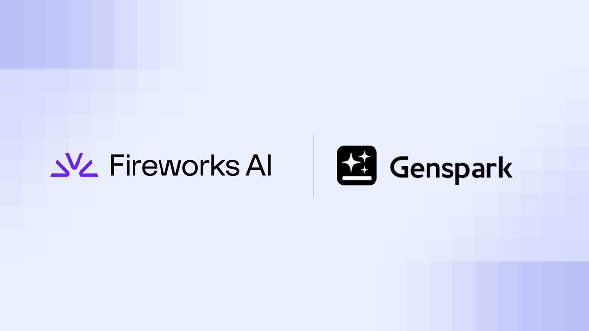 FireworksAI_HQ's tweet photo. @genspark_ai  has transformed its Deep Research Agent by leveraging Fireworks’ Reinforcement Fine Tuning (RFT) solution to train an open-source model in just four weeks. 

This powerful solution delivered a 12% quality improvement and 33% more tool calls compared to a frontier closed model, resulting in a significant 50% cost reduction and a superior quality result. 

This collaboration highlights the power of open models and reinforcement learning in delivering better AI solutions.

Check out our case study to learn more:
https://t.co/89rLVpSNHf