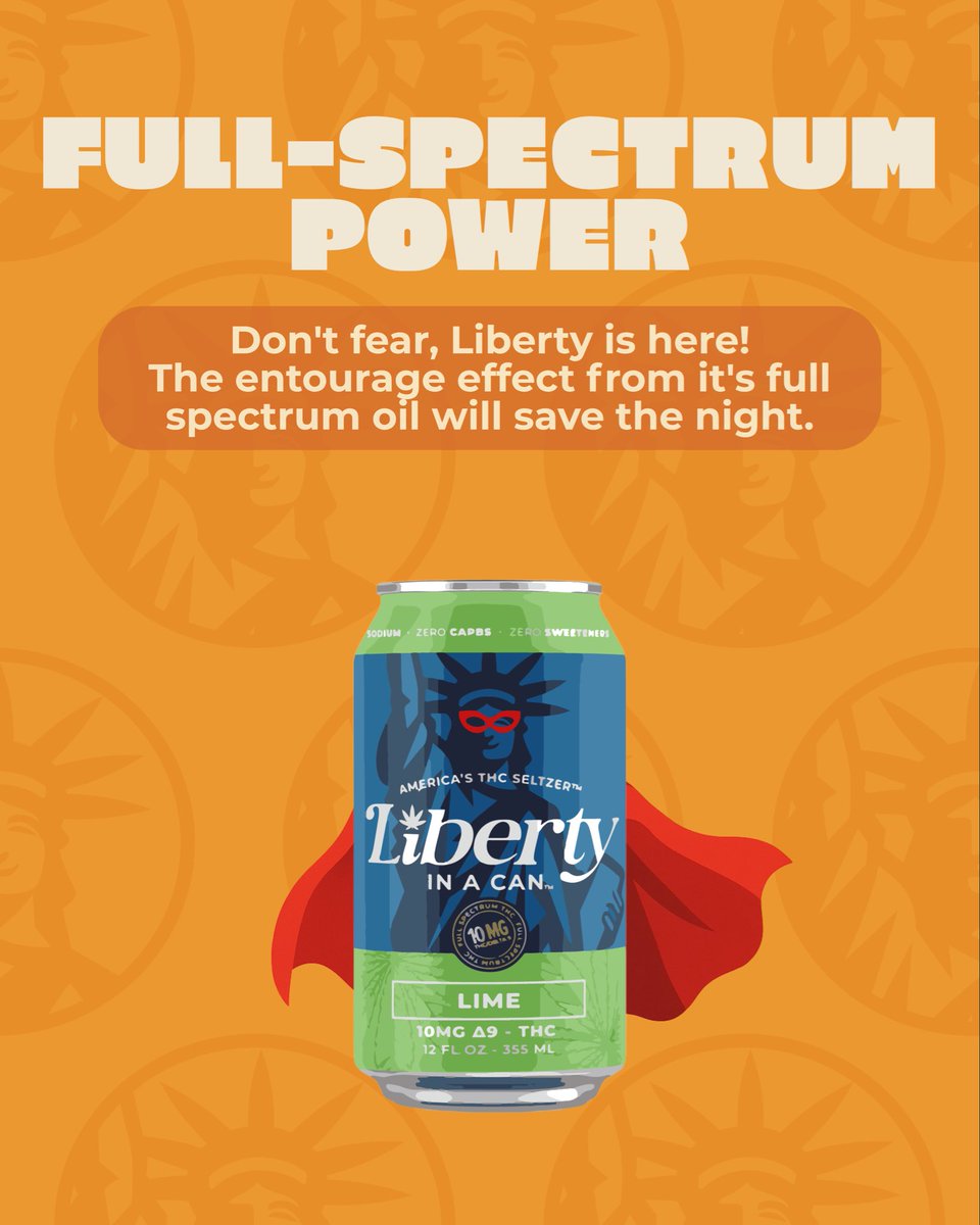 drinklic's tweet photo. No tricks, just treats 🪄🎃 Liberty in a Can™ keeps it light, fun, and hangover-free this Halloween.​

#DrinkLIC #Halloween #SoberCurious #CostumeParty #fyp #viral https://t.co/UN4YOXI8Cu
