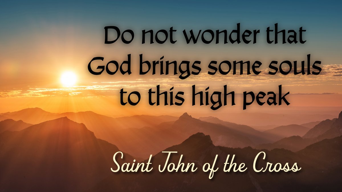 carmelitequotes's tweet photo. 🔥 St John of the Cross admires the saints consumed by the Living Flame of Love: "Oh, the great glory of you who have merited this supreme fire!... Do not wonder that God brings some souls to this high peak."

🔗 https://t.co/5ogu3XAX7d

#AllSaints #ConsumingFire https://t.co/AB1oQa4hjm