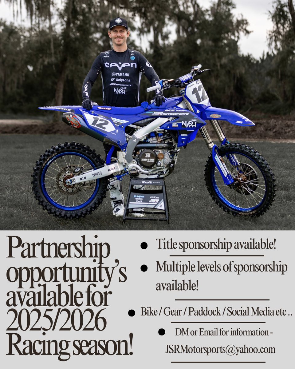 Looking for sponsors to join our program for 2026!

Tons of racing, tons of content to come, all new program compared to past years. 

Share if you can, all help is appreciated!!
Thank you!