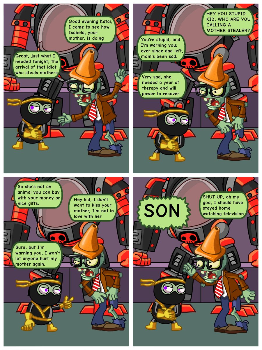 charamanti6's tweet image. Today, being a spooky day, I bring you a comic titled:
PAOLO SAVES HALLOWEEN

Enjoy, and thanks for watching! 

#pvz #pvzh #pvzagents #pvzcomic #Halloween2025 #pvzfanart #pvzheroes