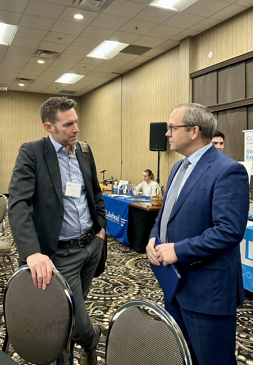 douglasdowney's tweet photo. Increasing access to justice in every corner of the province.

Great to join @thunderbaylaw’s conference for a timely discussion on this #AccessToJusticeWeek—we agreed that modern solutions are driving meaningful change and strengthening communities across #NorthernOntario. https://t.co/xcFHVBZyGM