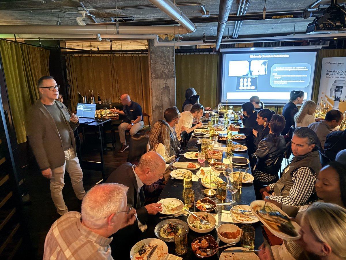 EndoOfATL's tweet photo. Thank you to everyone who attended the Endodontics of Atlanta Study Club CE Dinner with Dr. Jeffrey K. Waters. We are grateful to our colleagues, both familiar and new, who joined us for an evening of learning, connection, and shared dedication to exceptional patient care. https://t.co/5Mx2tgY7ip