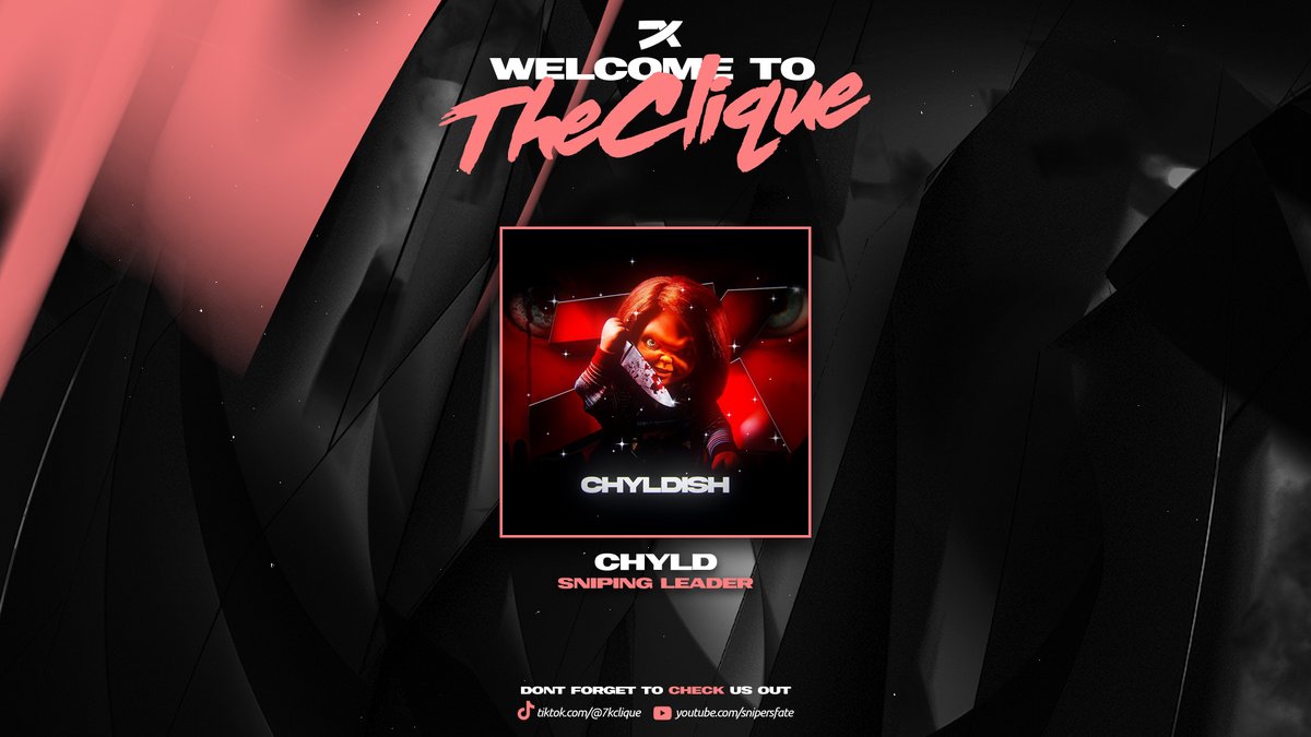 WELCOME OUR NEW SNIPING LEAD TO THE 7k FAM!

Chyld 7k - <a href="/Chyldish/">chyldish. (6-2)🕺🏾⃤</a>  

#7kSZN