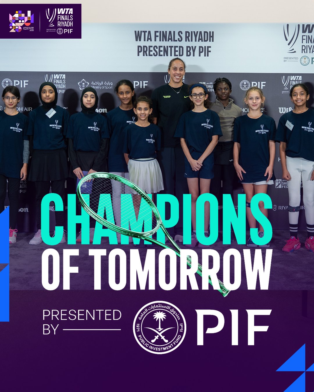 اليوم الثاني من برنامج أبطال الغد برعاية صندوق الاستثمارات العامة (PIF) كان حافلًا باللحظات التي لا تُنسى، بما في ذلك مشاركة الملعب مع المصنفة الأولى عالميًا أرينا سابالينكا، واختُتم اليوم بلحظة مميزة عندما التقوا بطلة أستراليا المفتوحة ماديسون كيز. (إكس)