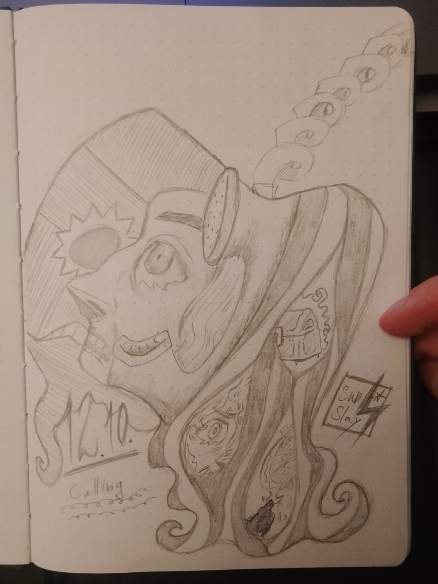 SunCutterPop's tweet image. Working on several drawings at once was probably not good idea... Anyway.
12. Calling 
13. Pot
14. Pet