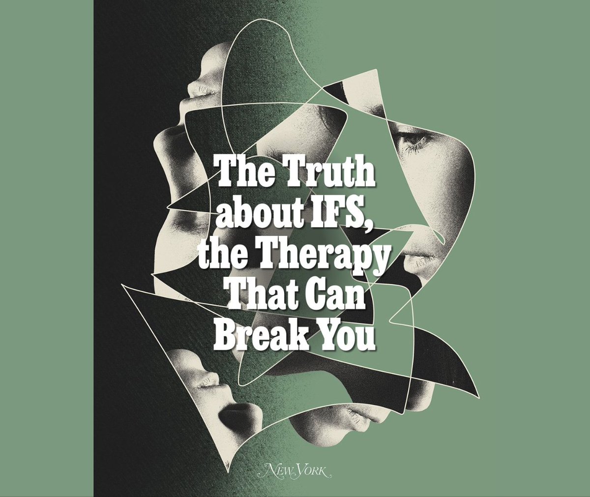 For patients with vulnerabilities -complex PTSD, disordered eating, psychosis -the very people IFS practitionerstreat — IFS therapy may destabilize already fragile mental states.
Rachel Corbett’s report on IFS that patients say have destroyed their lives: nymag.visitlink.me/l-u20g