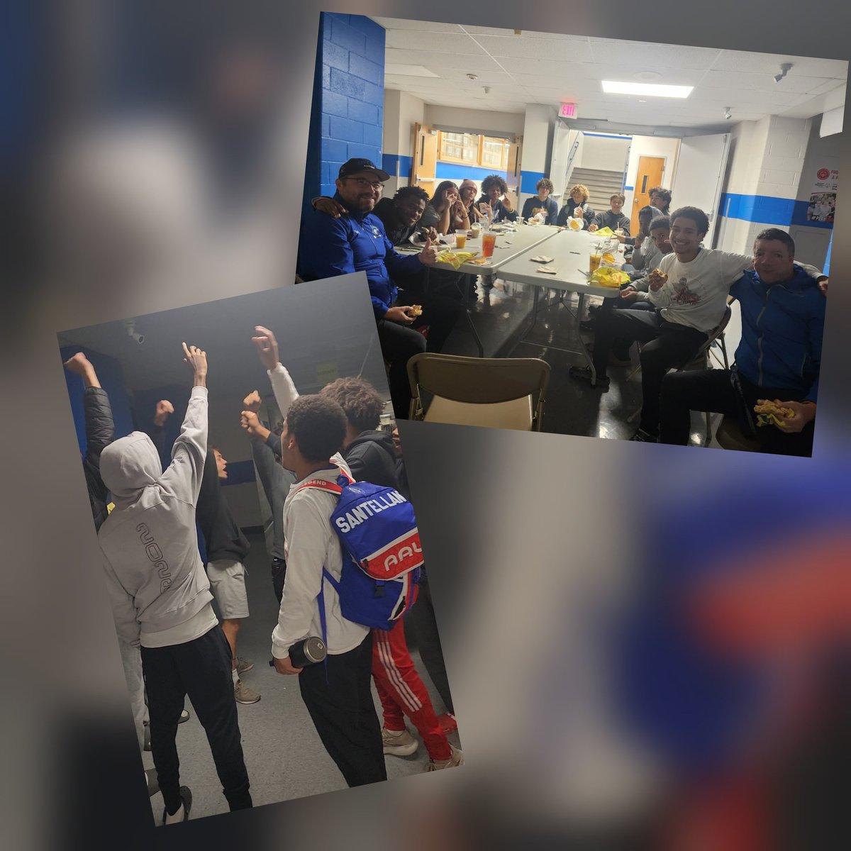 SfromMr's tweet image. This week's weather hasn't been too kind, but the team didn't let it stop them from getting the work in! 

RHS XC Districts prep in all temps and rain! 

LSN - 01NOV2025 - GV @ 10:15 AM / BV @ 10:45 AM

Come out and support! Send positive vibes their way! 

B L U E J A Y S! 💙🤍