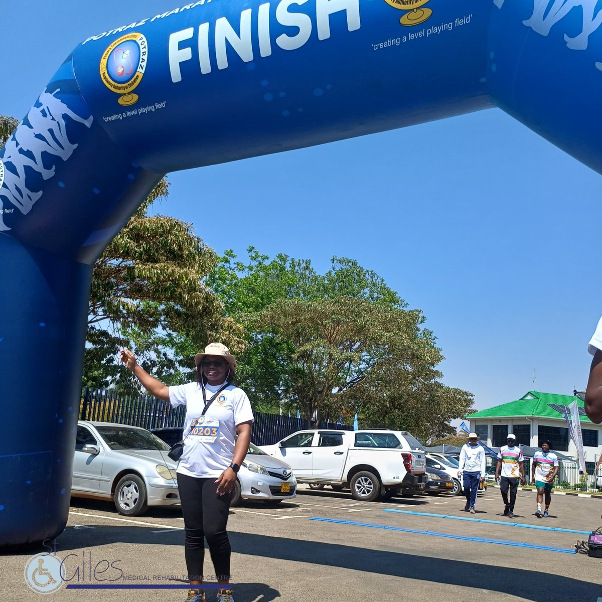 StGilesRehab's tweet photo. We were proud to join the POTRAZ Annual Power Walk &amp; 10KM Marathon for Cyber Security Awareness Month!
Stronger together,  in body, mind, and community. 💙🏃‍♂️
#StGiles #POTRAZ #CyberSecurityAwarenessMonth #Wellness #Rehabilitation https://t.co/mRrVszELdP