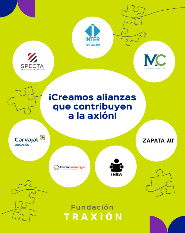 Orgullosos de colaborar con <a href="/FTraxion/">Fundación Traxión</a> en proyectos que promueven la educación, inclusión y movilidad social. 💙

#JuntosMovemosMás #Tecnosinergia #FundaciónTraxión