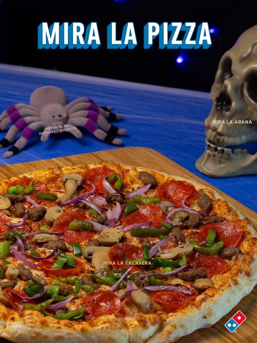 🙌🏻HOY ÚLTIMO DÍA 🙌🏻 te damos 2x1 en TODAS as pizzas GIGANTES de 1 ingrediente y TODAS las pizzas GRANDES de especialidad 

👉🏼 pide a domicilio : 2254-4444
👉🏼por WhatsApp: 7671-4000
O sucursales Domino’s Pizza 😎

Válido 31 de Octubre 2025. Original o delgada.