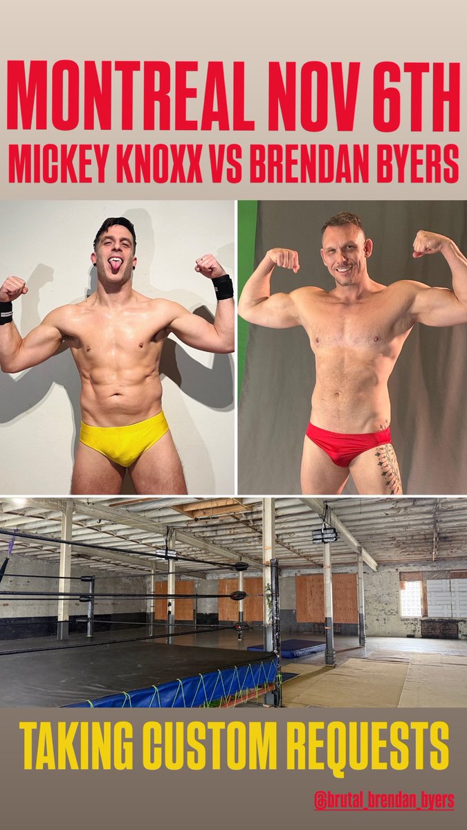 🔥🚨🔥  happening next week! Taking custom requests! <a href="/Brutal_Brendan/">Brendan Byers</a>