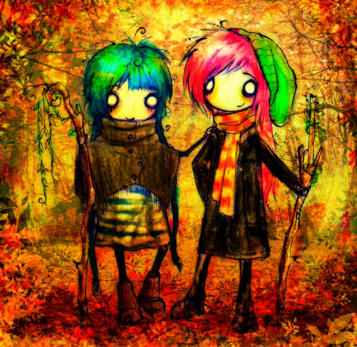 ieatedYuripizza's tweet image. Nothing better than #fall… except maybe #halloween 🎃 #yep #imgay