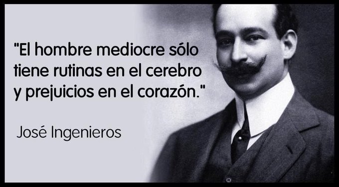 abarcaredic's tweet photo. El 31 de octubre de 1925 muere #JoseIngenieros médico, psiquiatra, sociólogo, filósofo, escritor, masón y docente ítaloargentino.
Escribió la tesis doctoral "La simulación en la lucha por la vida" (1903).
Es considerado uno de los máximos representantes del positivismo.
📖 https://t.co/MjQW3k8ySa