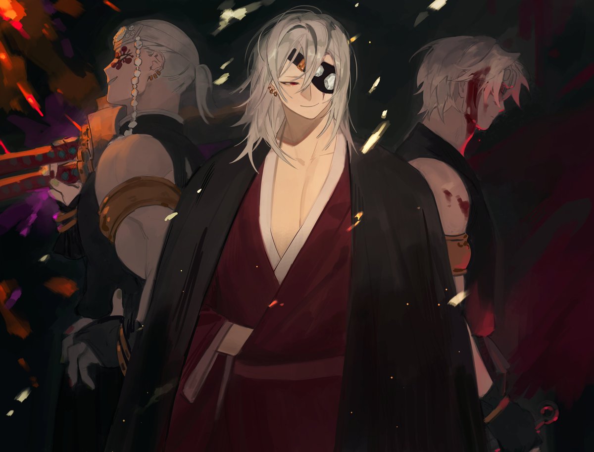 rumaeinine's tweet image. happy birthday uzui 🎇#宇髄天元生誕祭2025