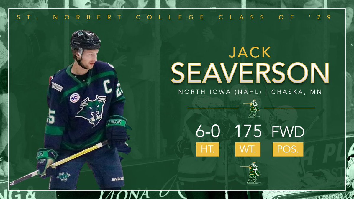 WELCOME TO HOCKEY SERIES | #20 | JACK SEAVERSON | CHASKA, MN | <a href="/NorthIowaBulls/">North Iowa Bulls</a> (NAHL)
