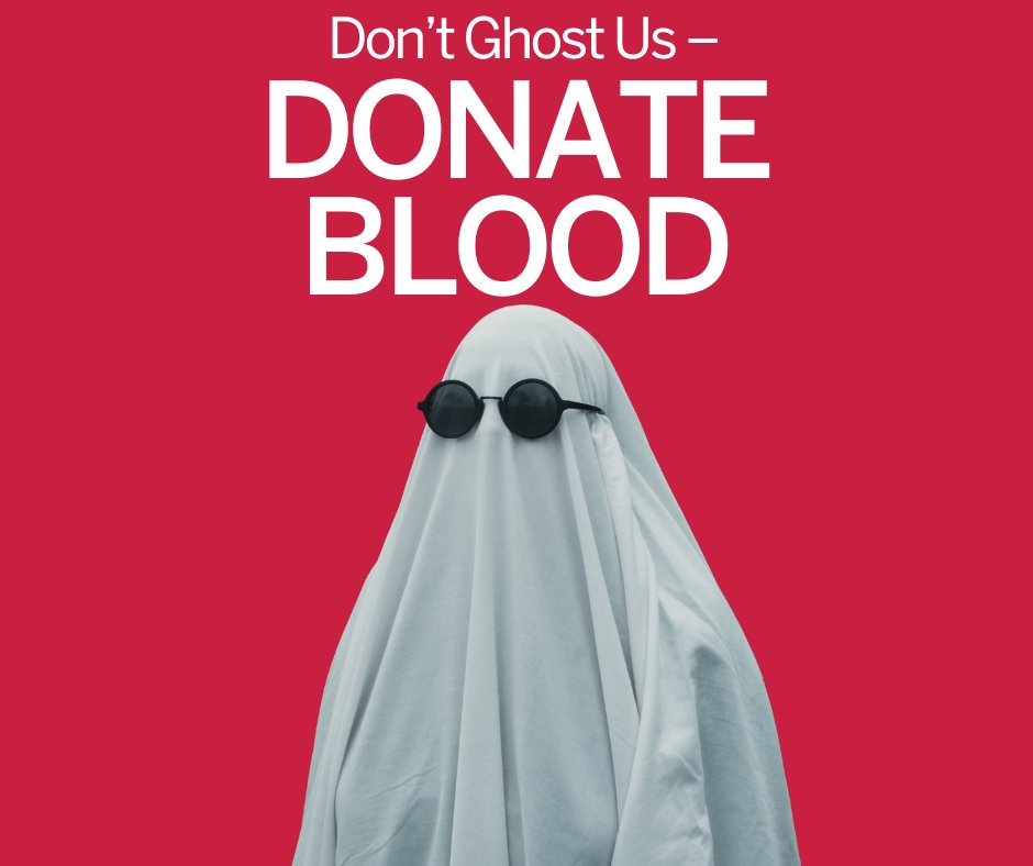 It's all Hallow's Eve, but you can still book your blood⁣
donation appointment for this Sunday, Nov 2, and save lives.⁣
One donation can help save up to three lives! donateblood.versiti.org/donor/schedule…