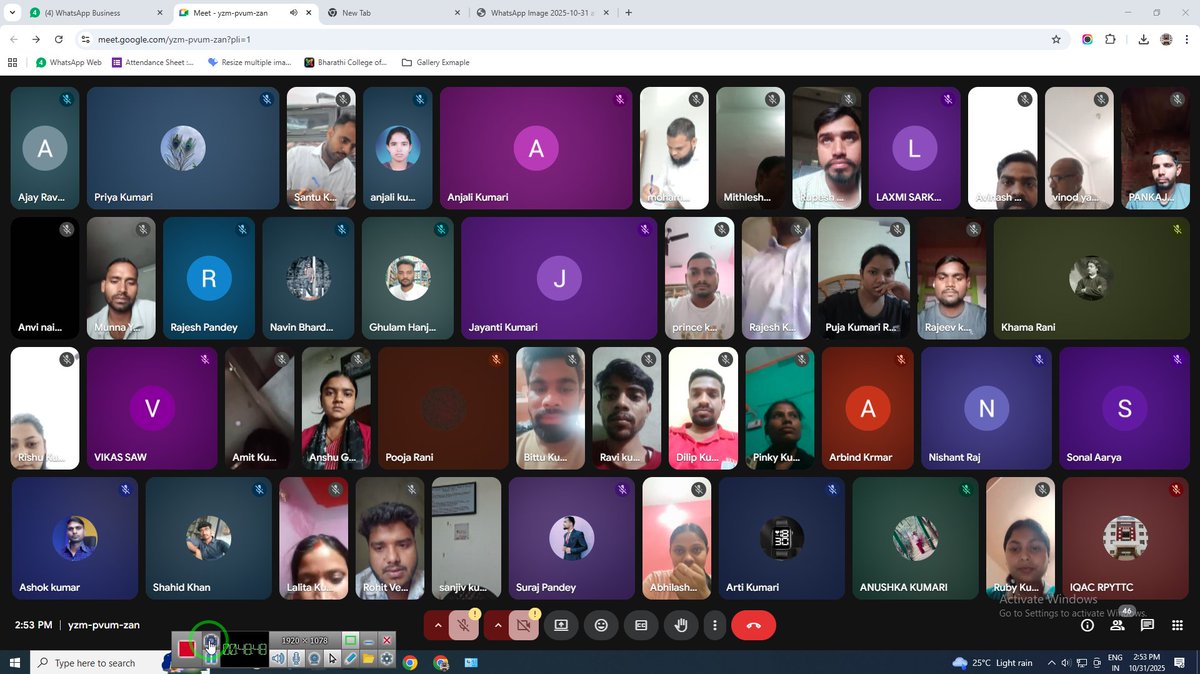 RpyttcKoderma's tweet image. महाविद्यालय में एनसीटीई के निर्देश पर व सरदार वल्लभ भाई पटेल की जयंती के अवसर पर, ऑब्जरवेन्स ऑफ विजिलेंस अवेयरनेस वीक 2025 के तहत शुक्रवार को ऑनलाइन माध्यम से, नैतिकता, सत्यनिष्ठा एवं साइबर स्वछता पर क्षमता निर्माण कार्यक्रम का आयोजन किया गया। @CVCIndia