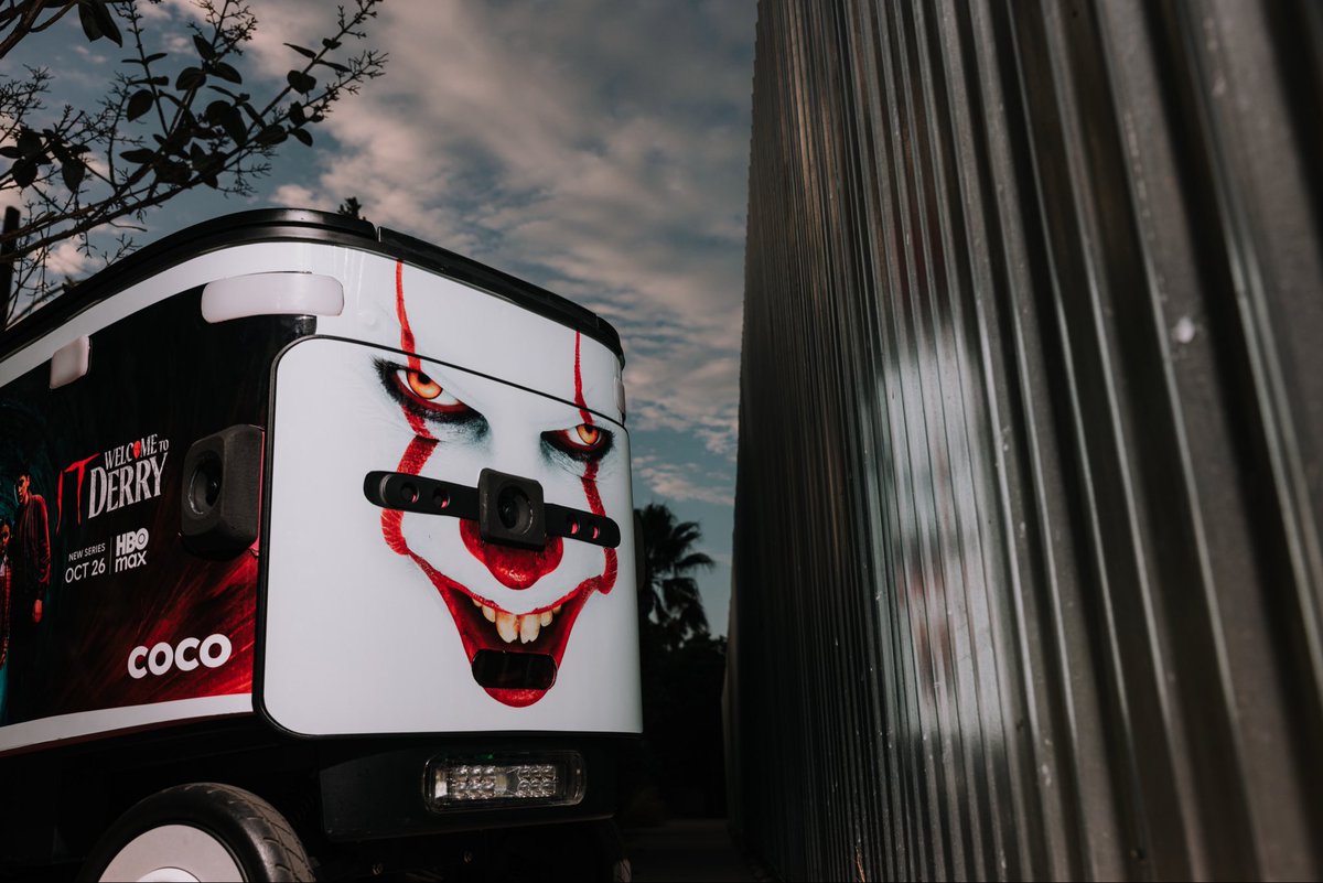 CocoRobotics's tweet image. #ITWelcomeToDerry is streaming tonight at 9pm on @HBOMax 🎈
#ITWelcomeToDerry.
@it_official @hbomax @hbo
#coco #cocorobot