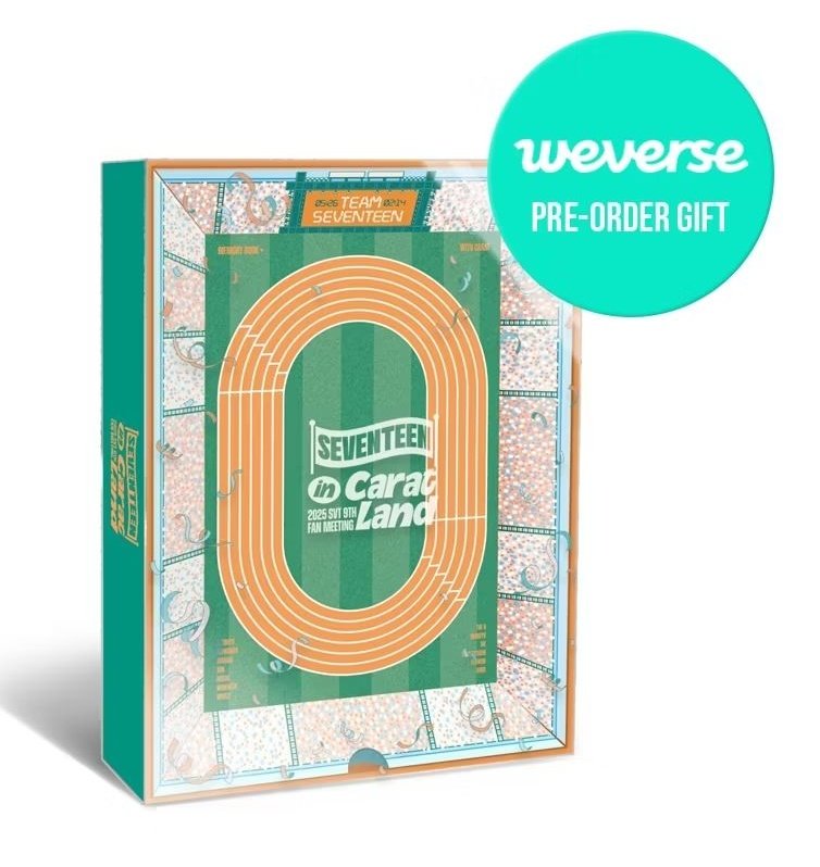 MsLeftAndRight's tweet image. SEVENTEEN - SVT 9th Fan Meeting [ Seventeen in Carat Land ] Memory Book with weverse POB 🤩 s.shopee.ph/AKSP0jWcEg?sha…