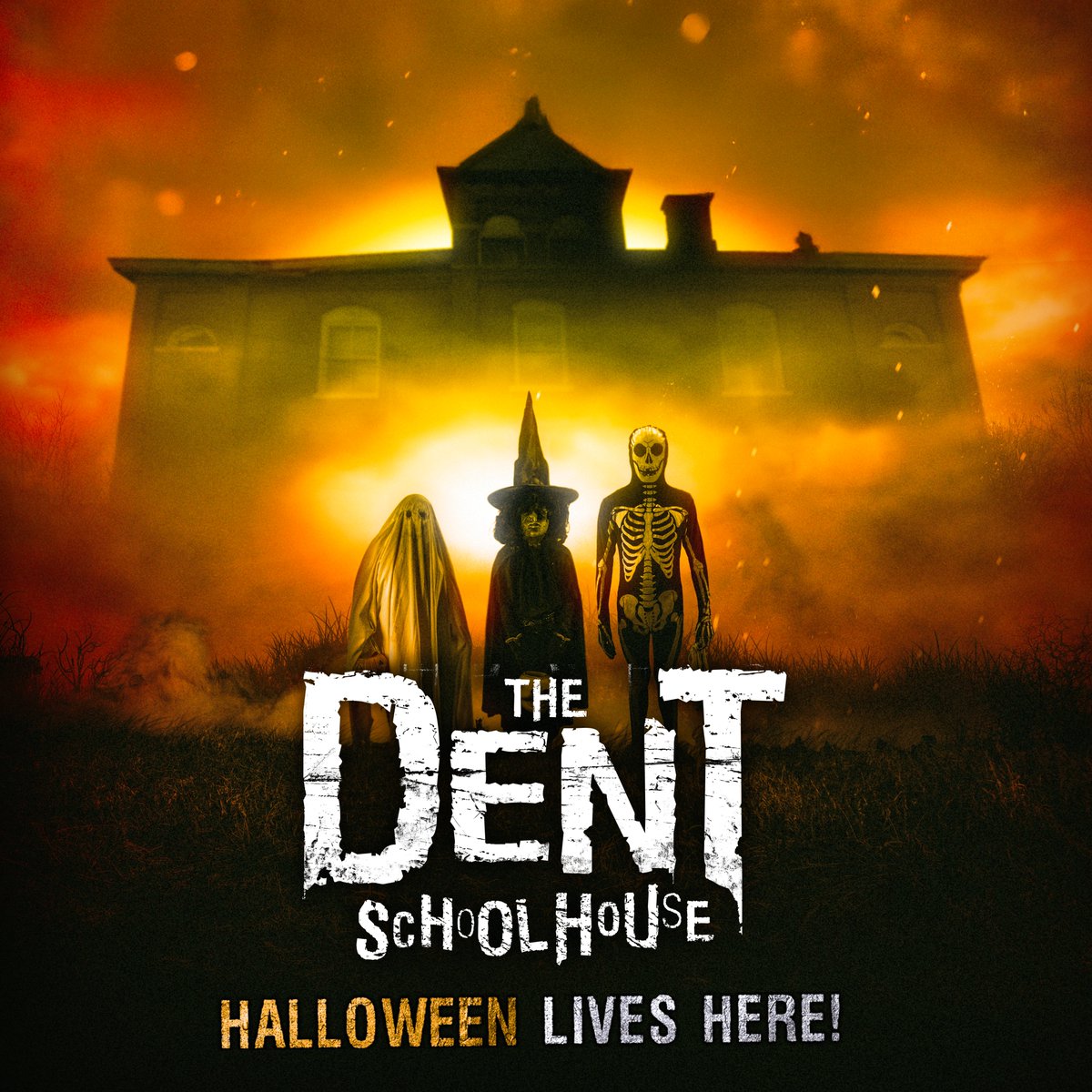 It’s the night we wait for all year.
🎃The pumpkins are lit, the doors are open, and the screams are echoing through the halls.
Halloween Lives Here — The Dent Schoolhouse is OPEN!

dentschoolhouse.com