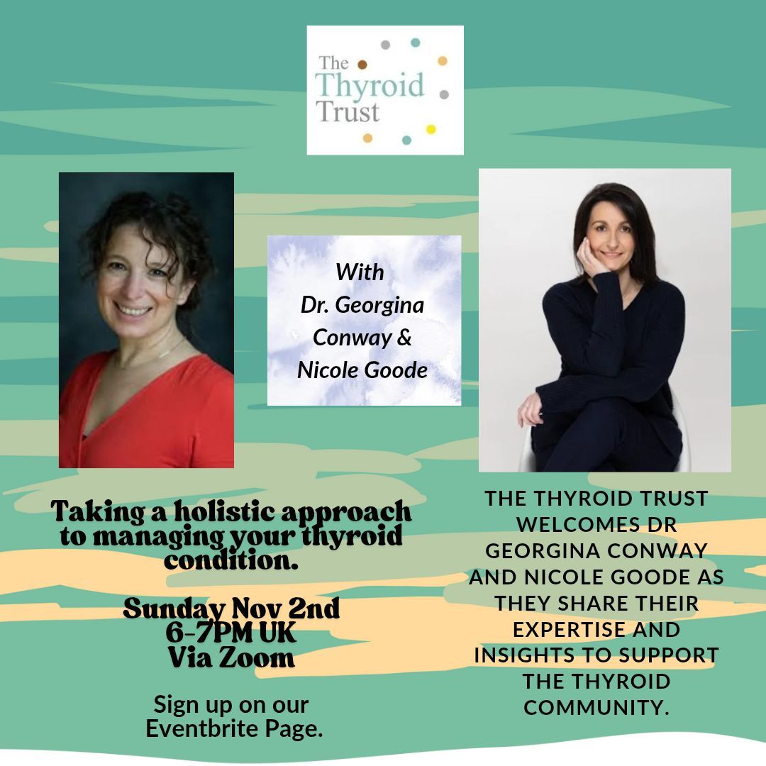 Join us for our next online event with Dr Georgina Conway &amp; Nicole Goode!
Get tickets here: eventbrite.co.uk/e/taking-a-hol…