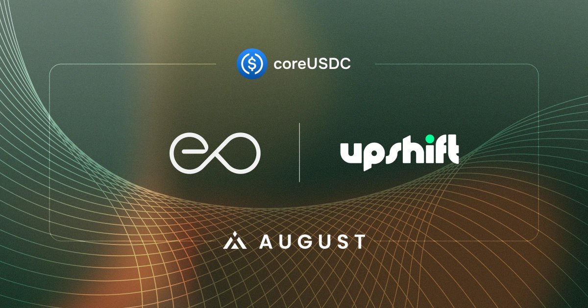 .<a href="/upshift_fi/">Upshift</a>'s flagship USDC vault is now live; powered by EO Network

Empowering DeFi investors; the coreUSDC vault automatically allocates deposits across top-performing strategies; giving users unparalleled yield access, built-in diversification &amp; full on-chain transparency🧵
