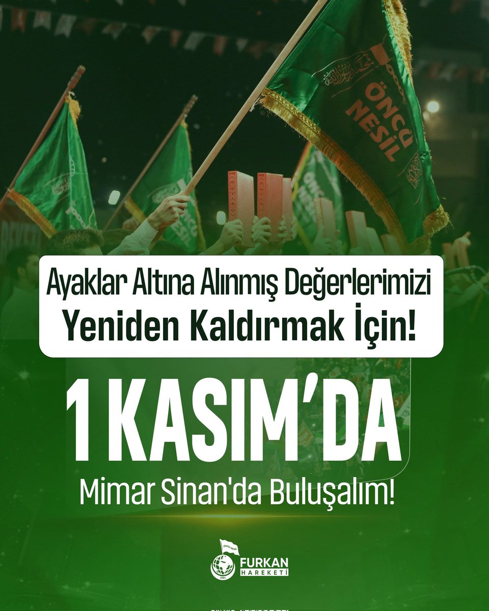 dedeolu3's tweet photo. Yarın Mimar Sinan’da adaletin sembolü konuşulacak!
Hz. Ömer’in adalet anlayışıyla zulme meydan okuyan bir konferans seni bekliyor!
#AdanadaBüyükBuluşma
#HzÖmerVeAdalet
#FurkanVakfı https://t.co/c7AgIhX8Fv